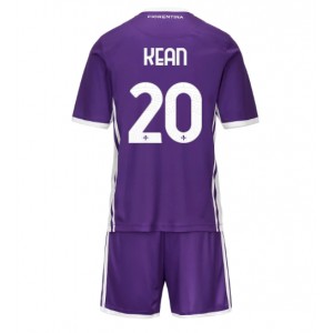 Fotbalové Dres Fiorentina Moise Kean #20 Dětské Domácí Oblečení 2025-26 Krátký Rukáv (+ trenýrky)
